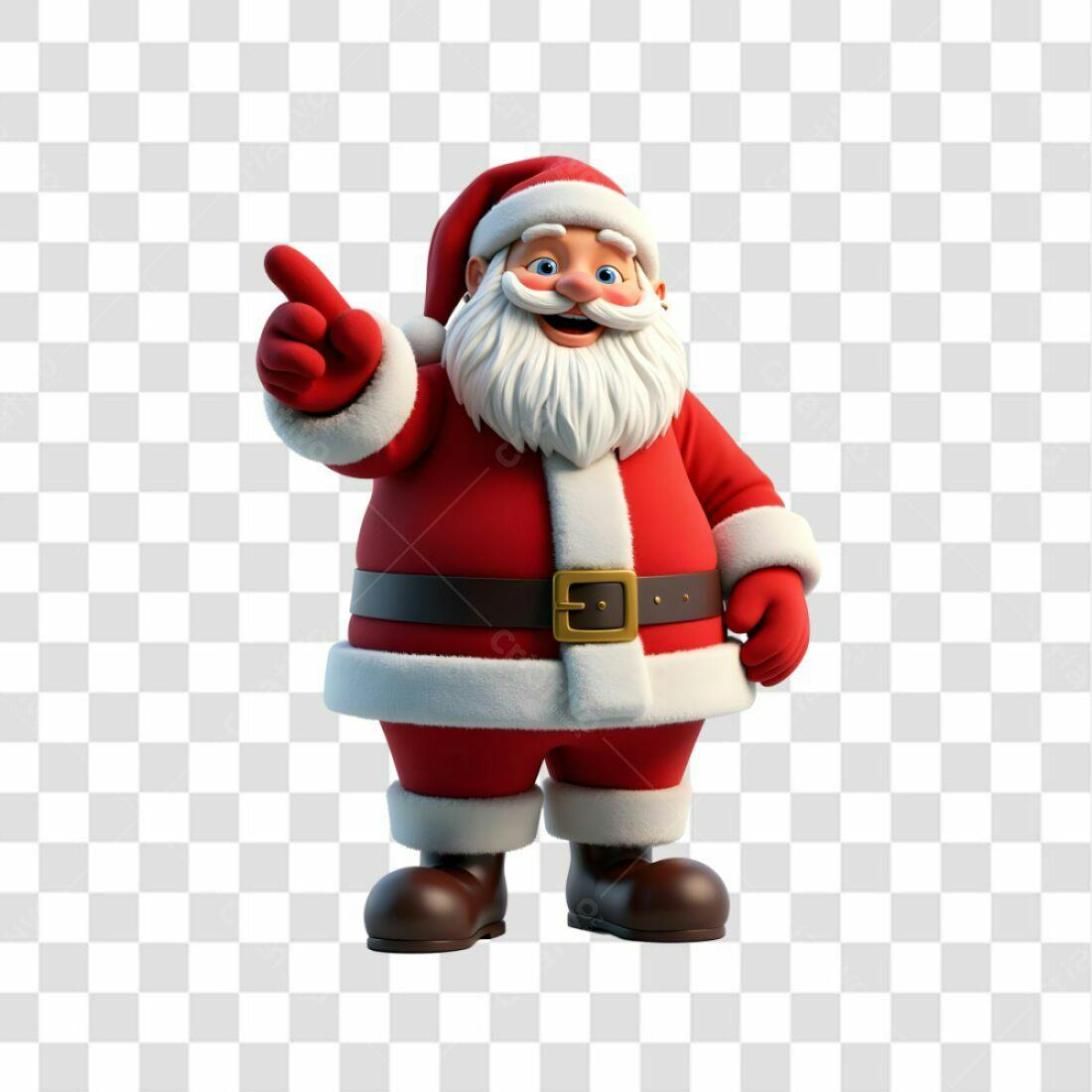 Icone Papai Noel Natal PNG com fundo transparente