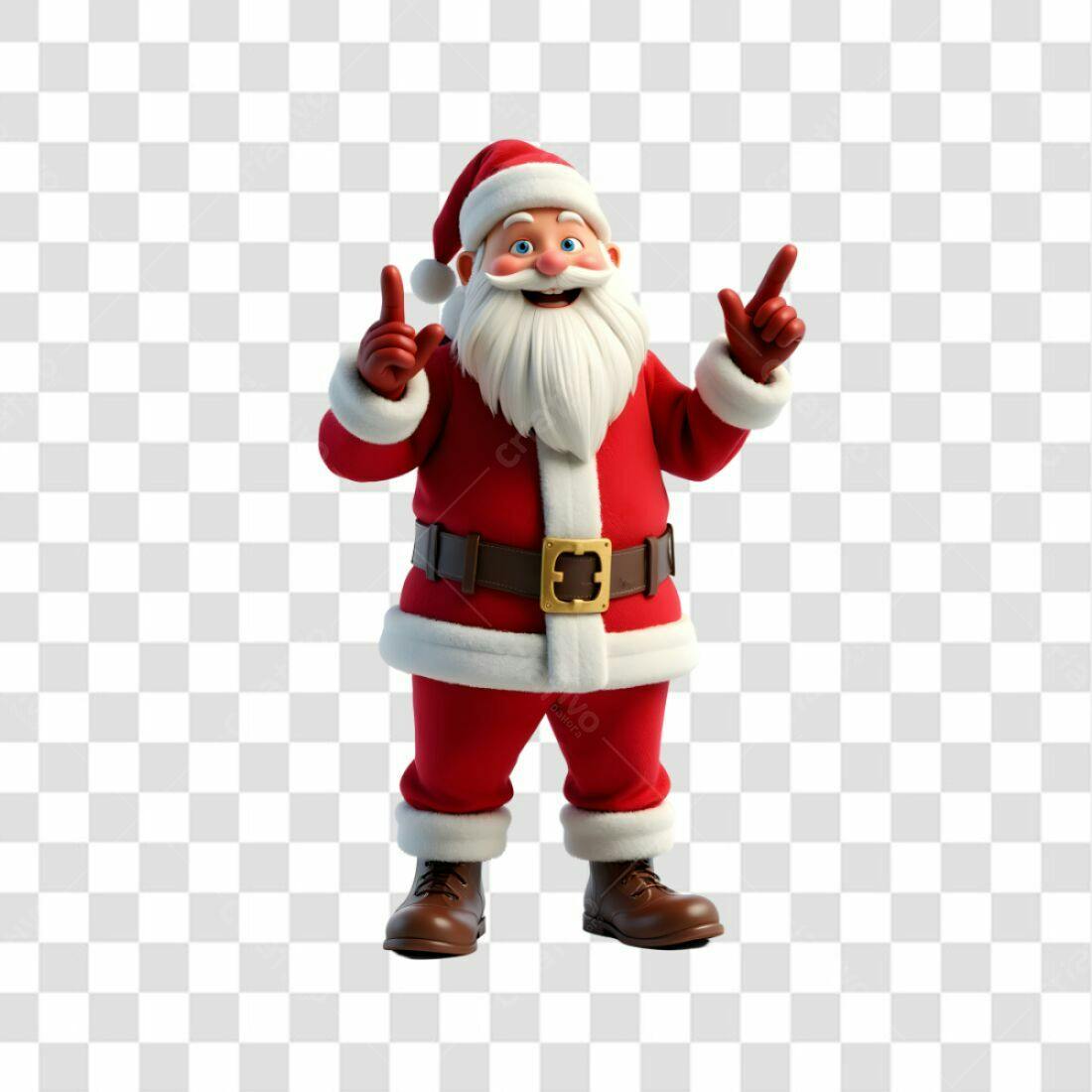 Icone Papai Noel Natal PNG com fundo transparente