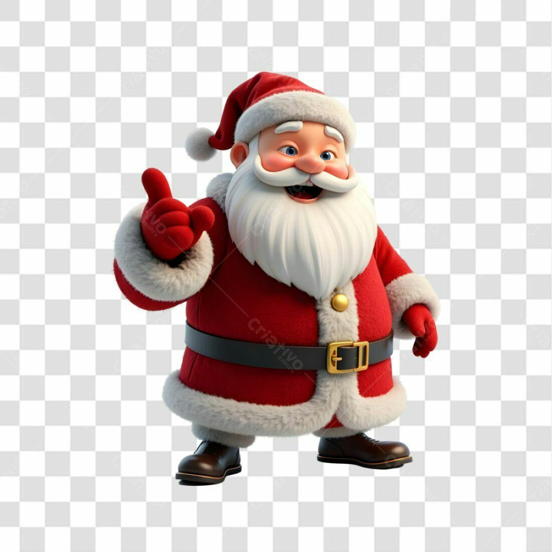 Icone Papai Noel Natal PNG com fundo transparente