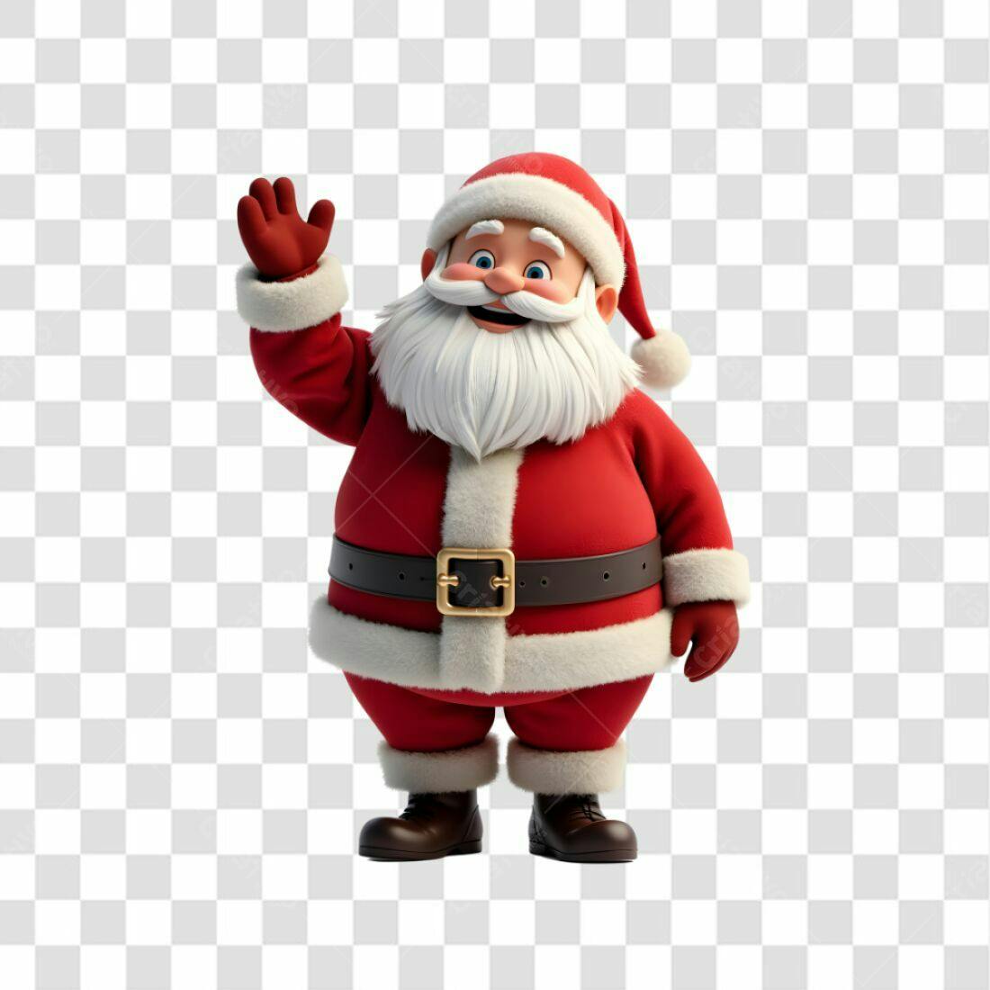 Icone Papai Noel Natal PNG com fundo transparente