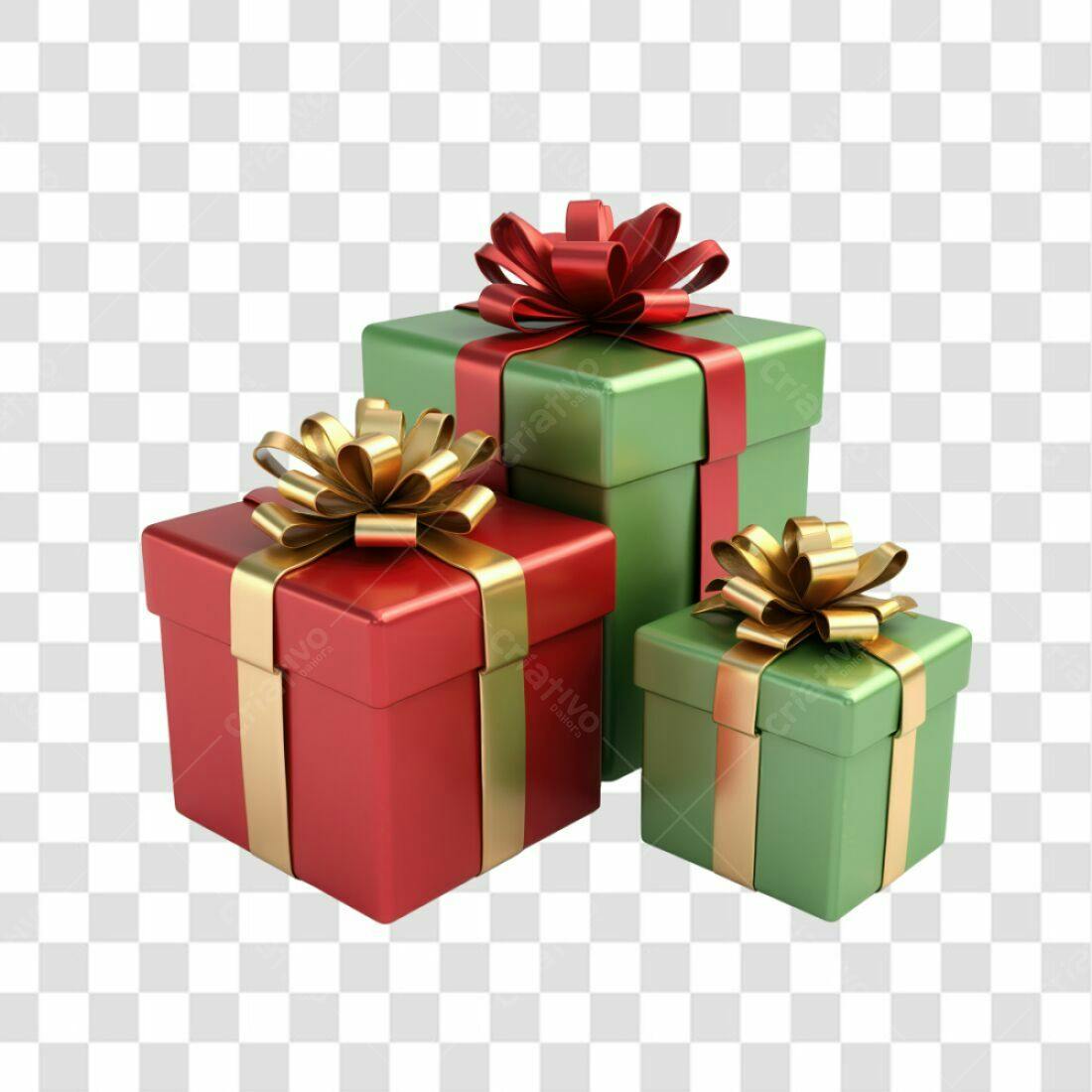 Icones Natal Presentes PNG com fundo transparente