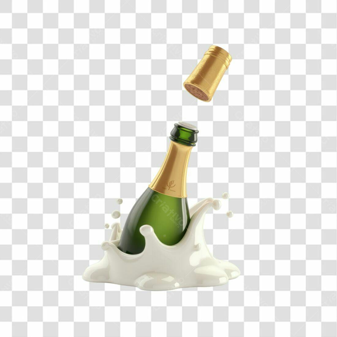 Icone de Champanhe PNG com fundo transparente