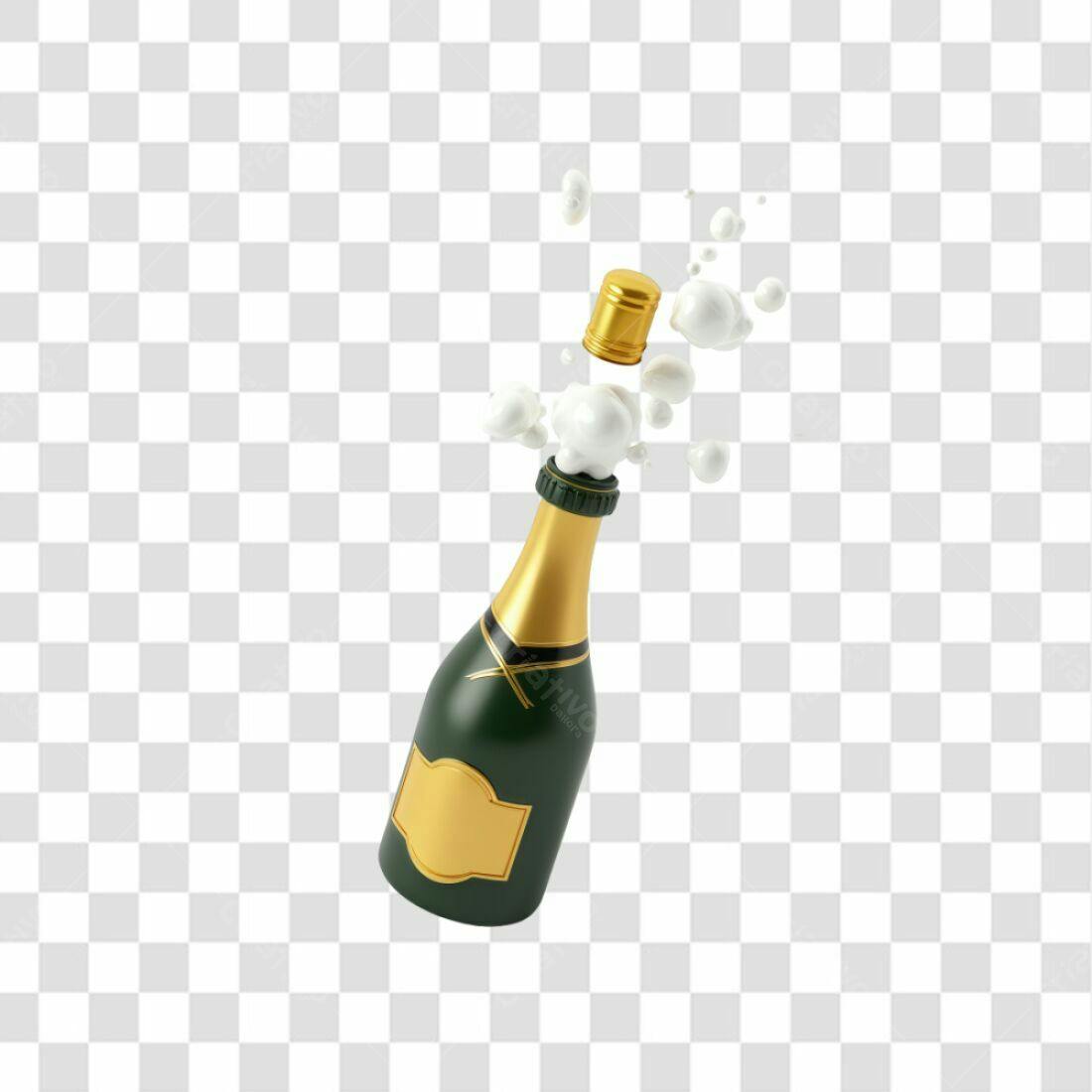 Icone de Champanhe Celebrando PNG com fundo transparente