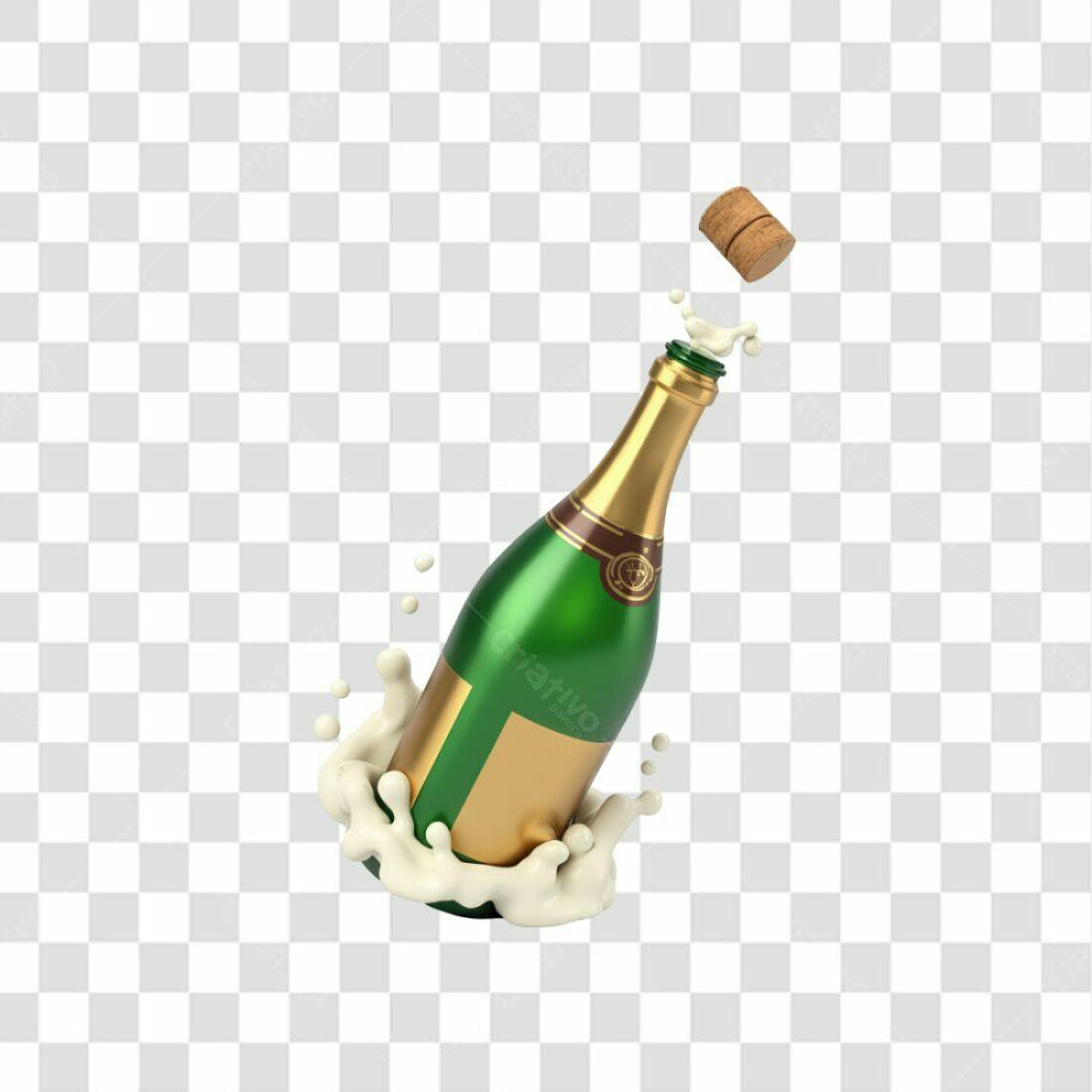 Icone de Champanhe PNG com fundo transparente