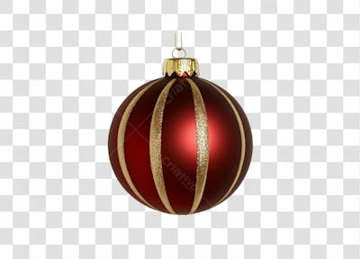 Imagem Sem Fundo Bola De Árvore De Natal