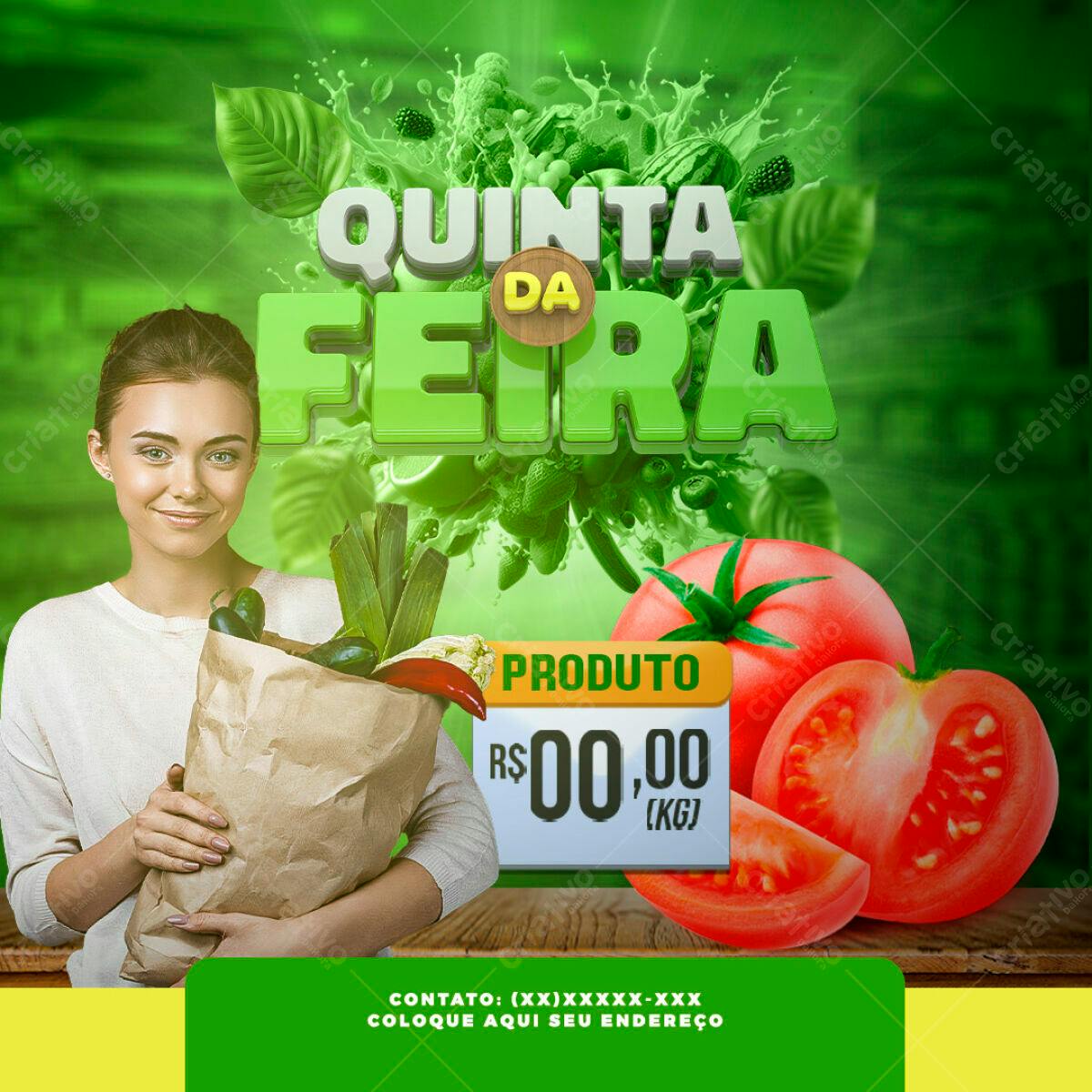 Flyer Quinta da Feira PSD Editável