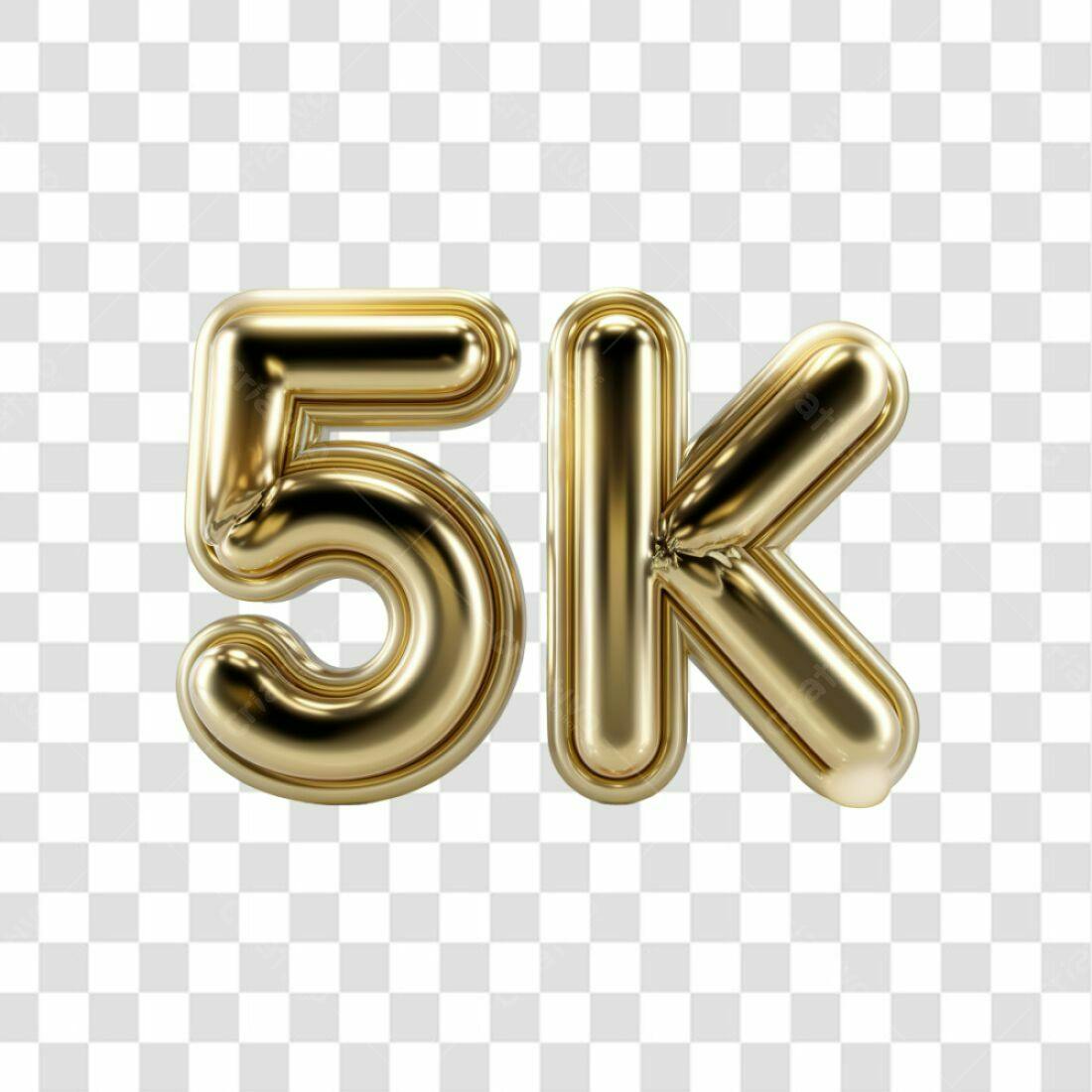 Icone 5k Seguidores PNG com fundo transparente