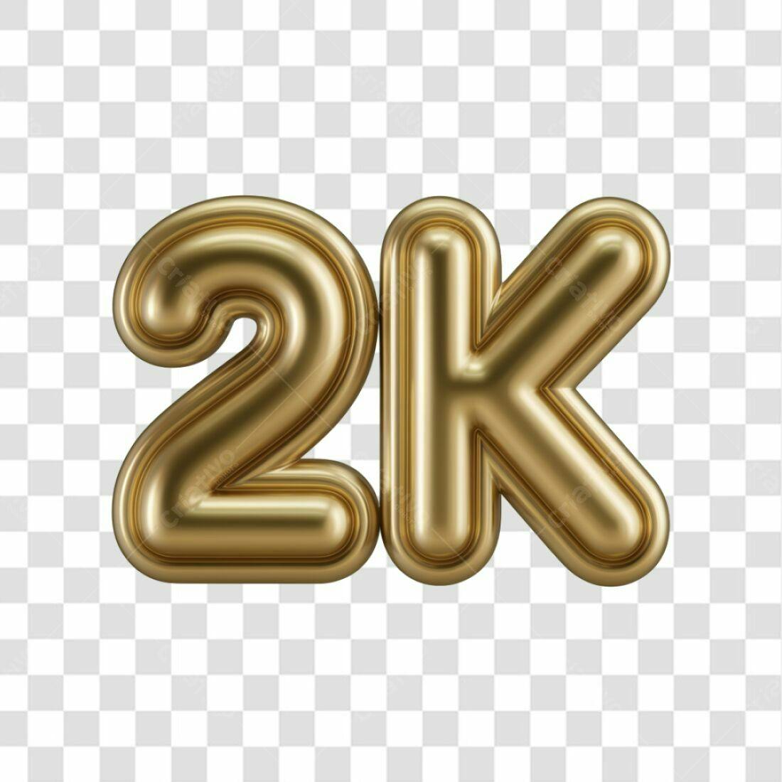 Icone 2k Seguidores PNG com fundo transparente