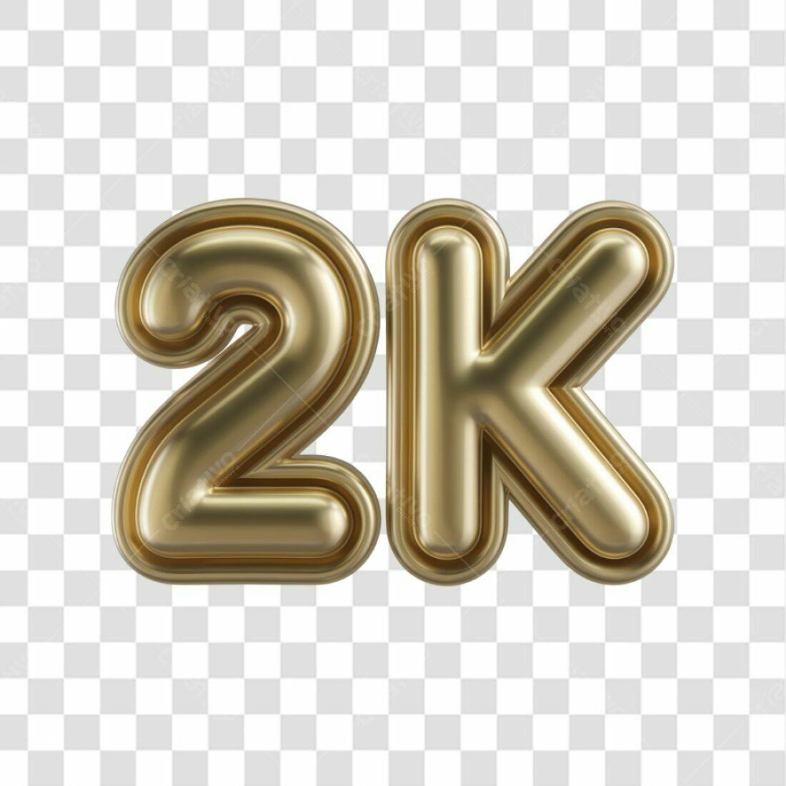 Icone 2k Seguidores PNG com fundo transparente