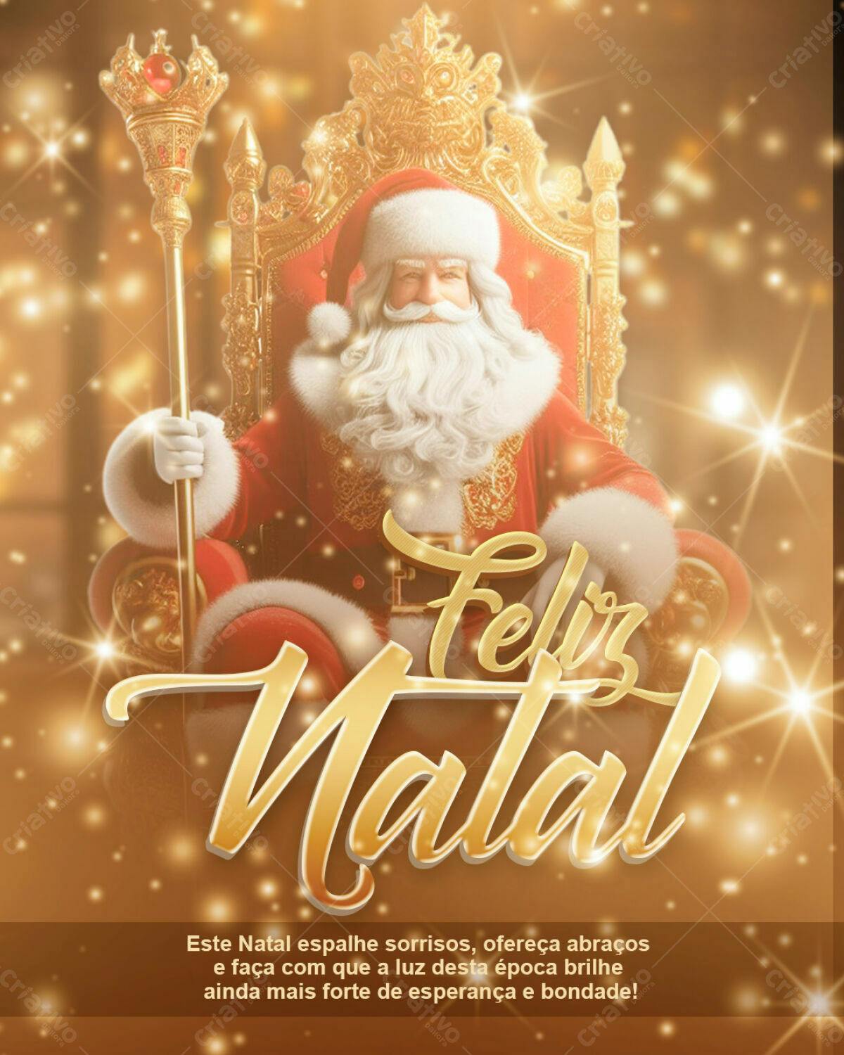 Flyer Feliz Natal PSD Editável