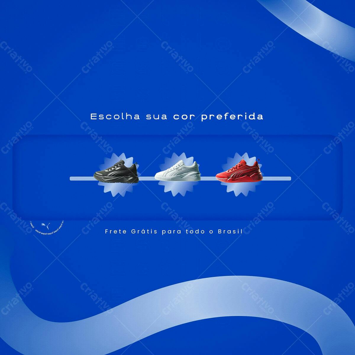 Postagem Instagram Promoção Tênis PSD Editável