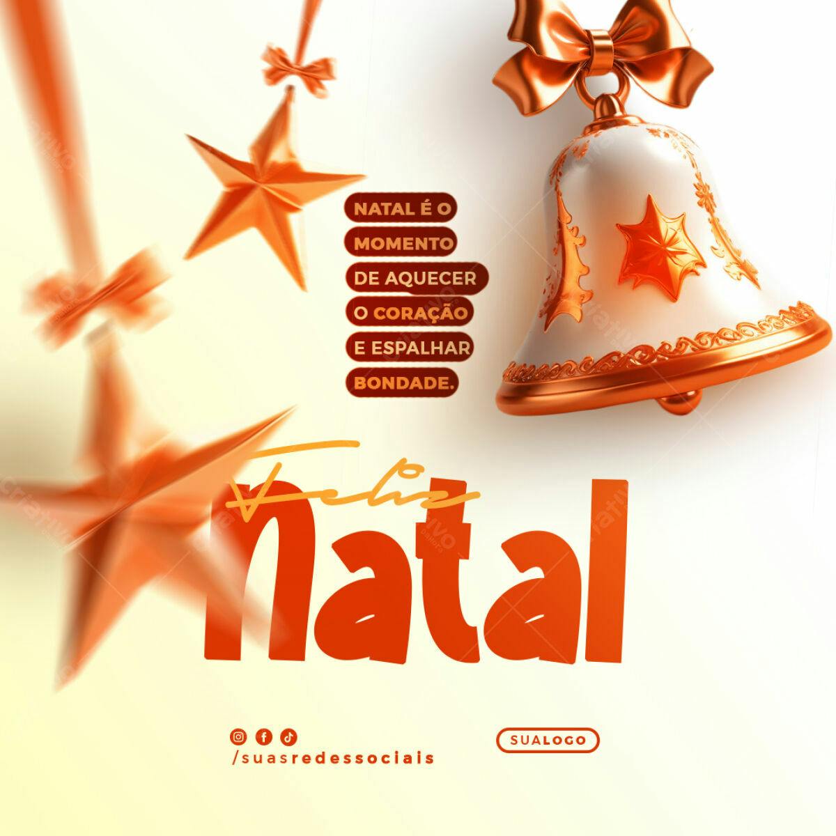 Postagem Natalina PSD Editável