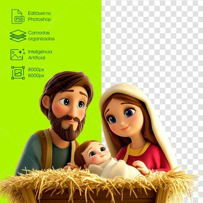 Nascimento De Jesus Em 3D