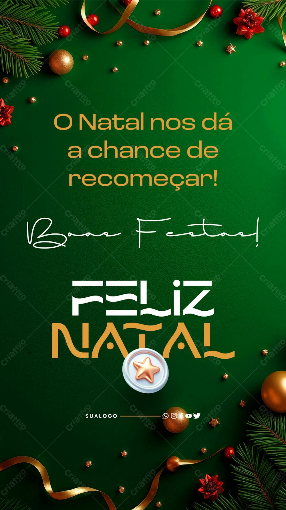 Story Feliz Natal Chance De Recomeçar