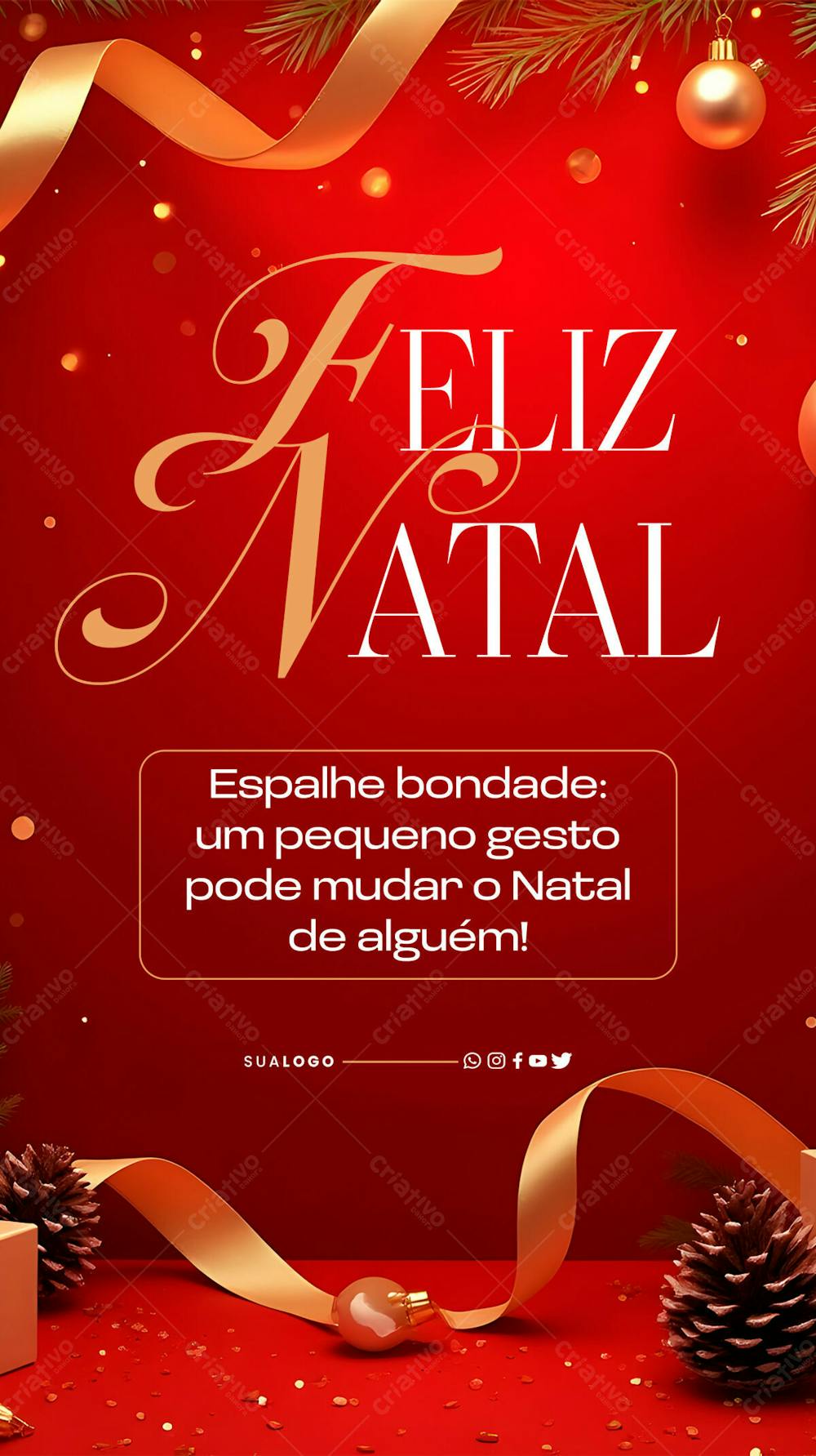 Story Feliz Natal Espalhe Bondade