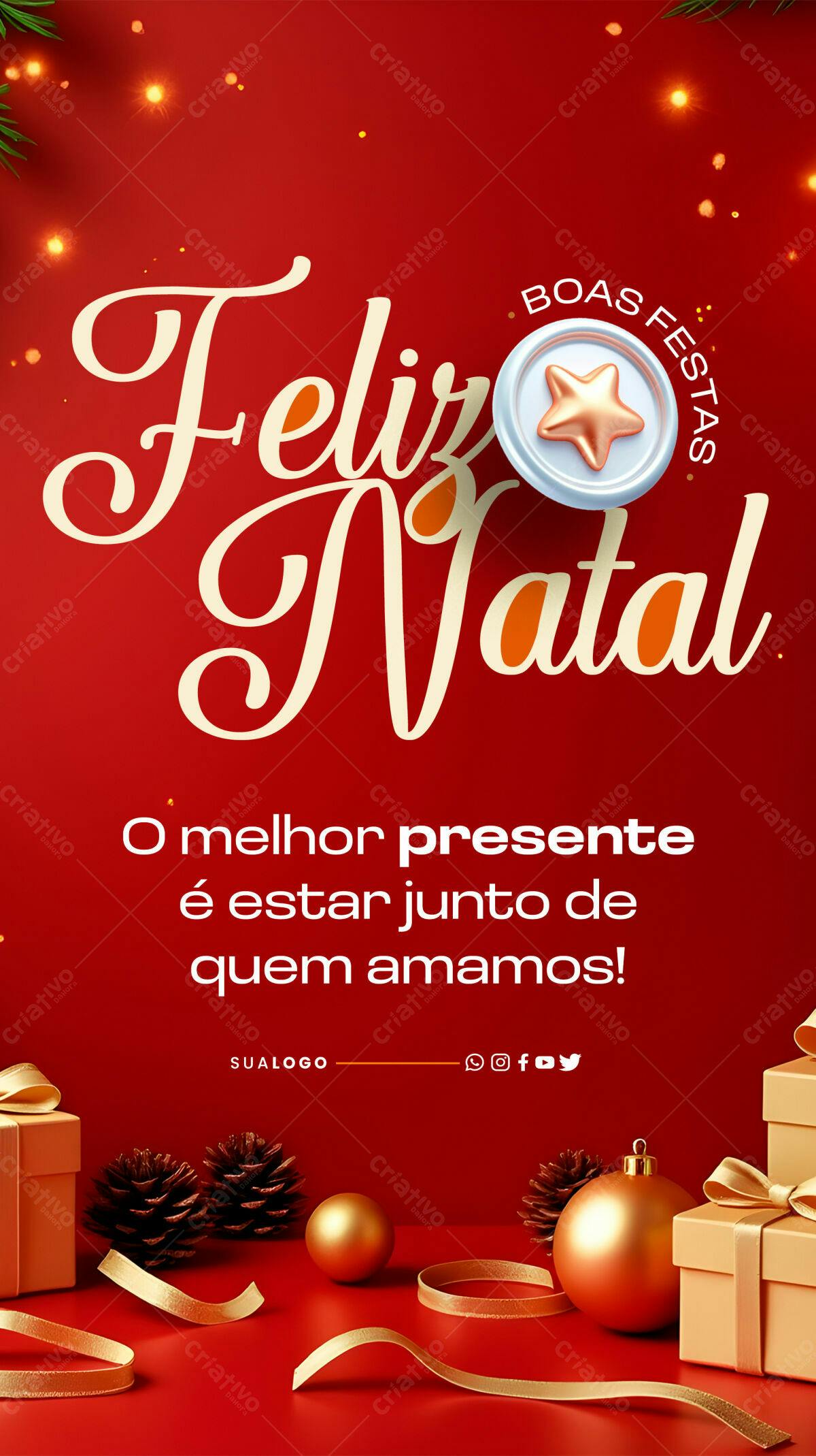 Flyer Natalino PSD Editável