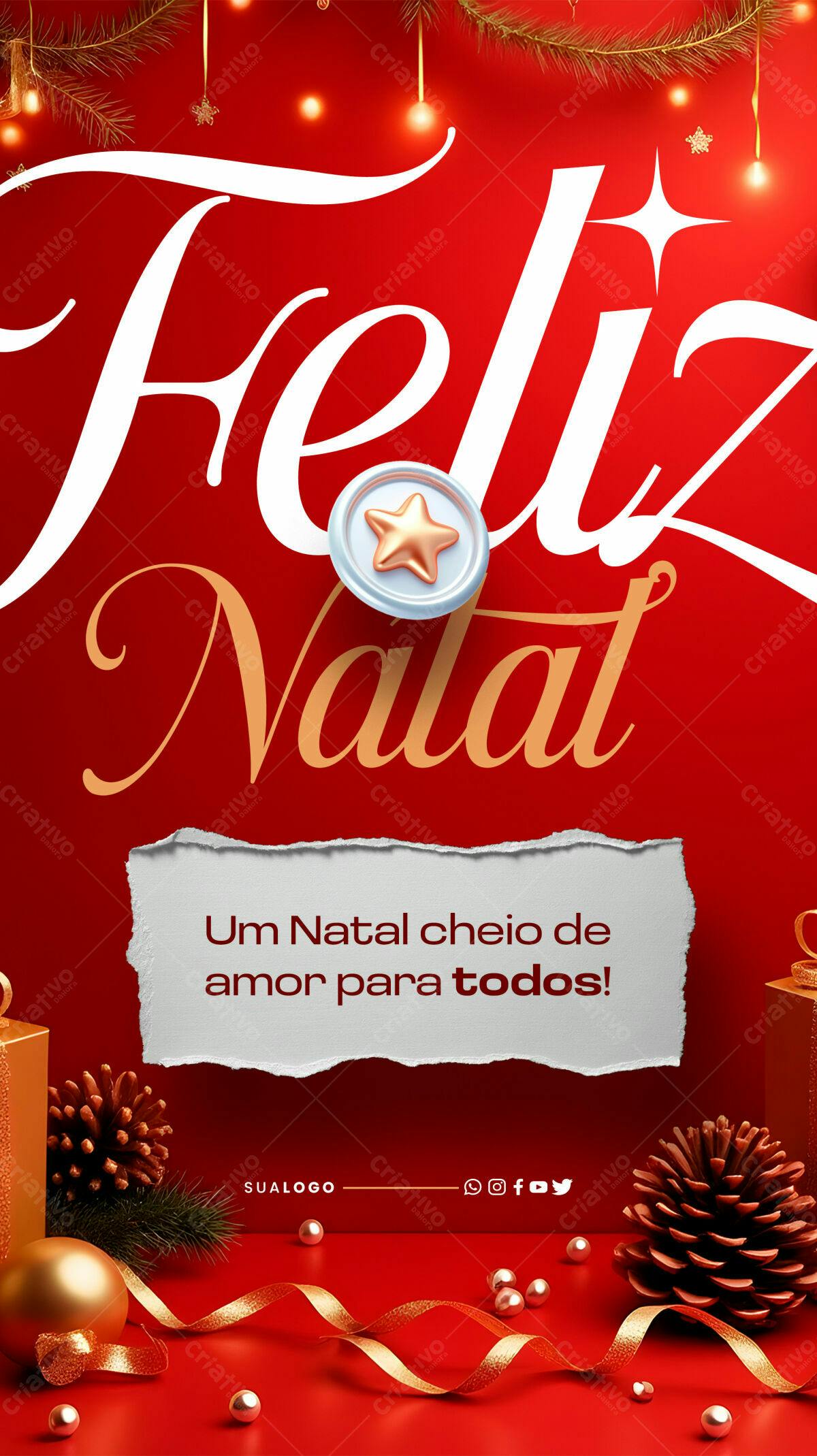 Flyer Natalino PSD Editável