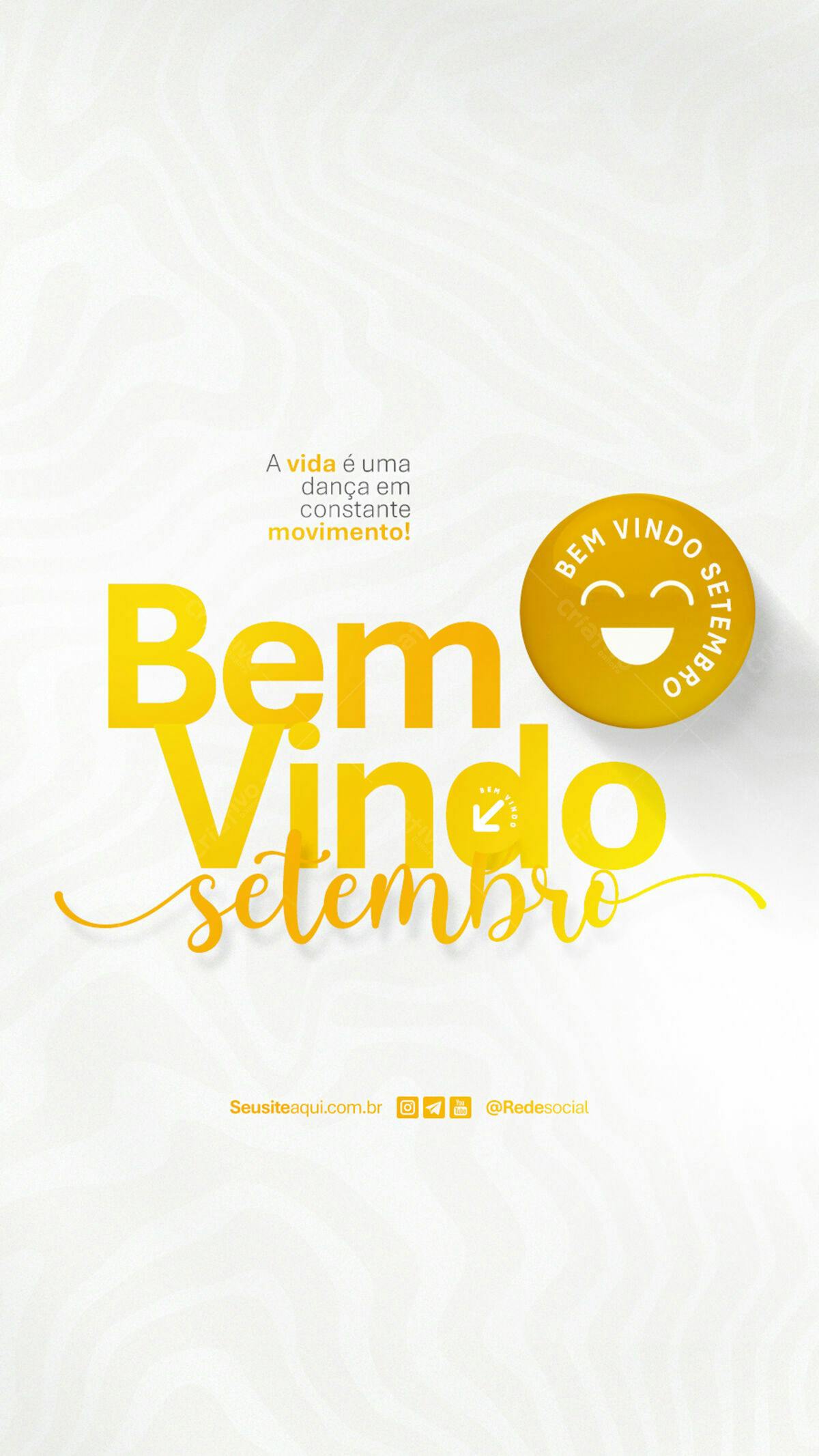 Flyer Setembro Amarelo PSD Editável