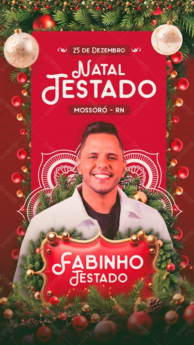 Flyer Natal Testado Story Psd Editavel