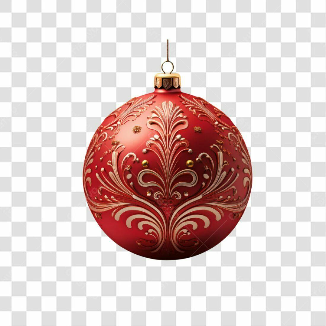 Enfeite Natalino PNG com fundo transparente