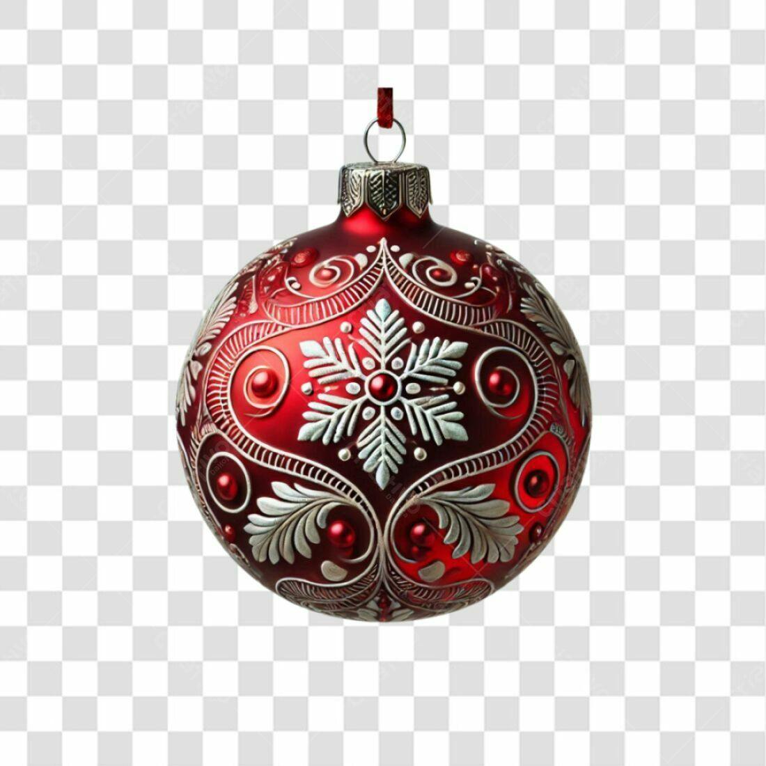 Enfeite de Natal PNG com fundo transparente