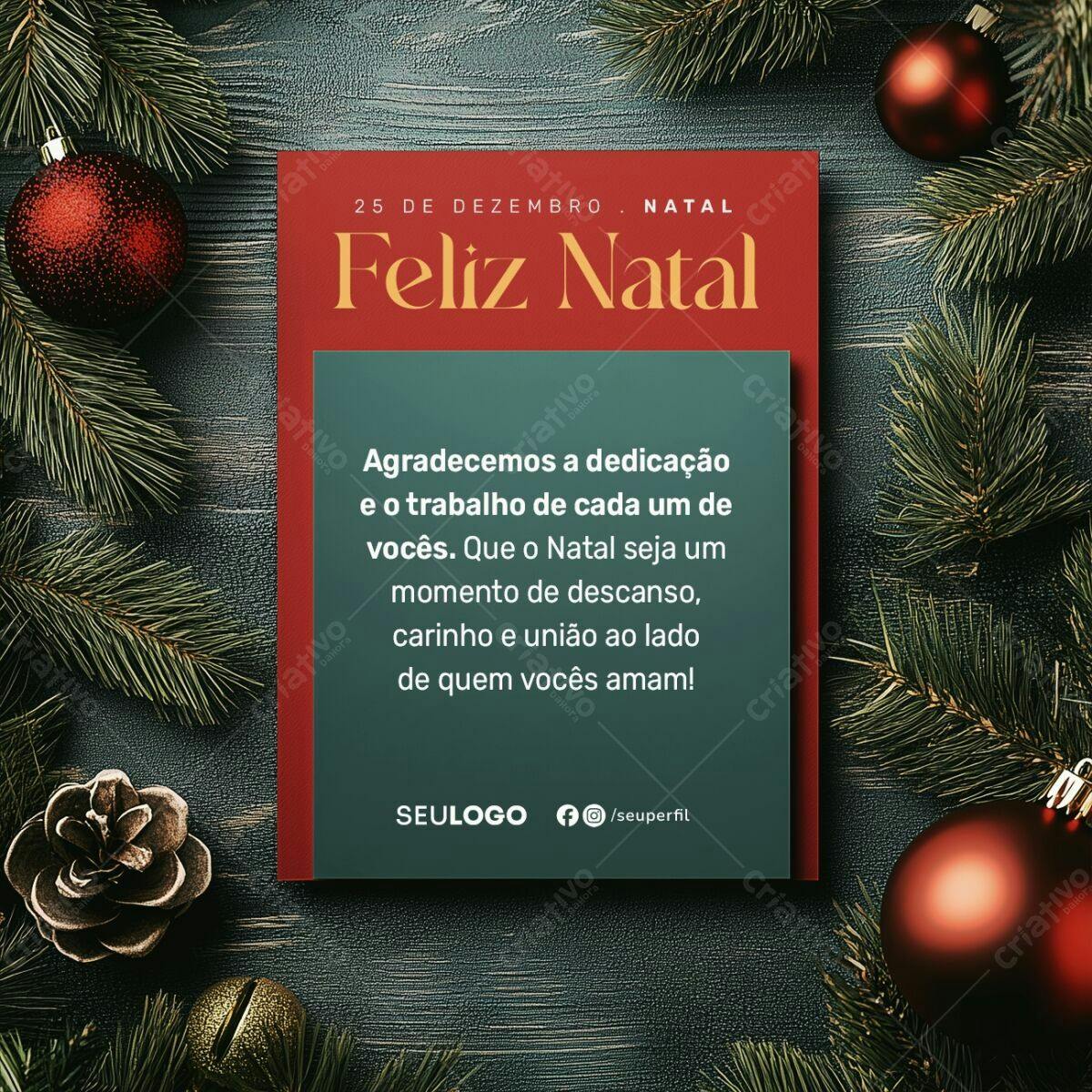 Flyer Natalino PSD Editável