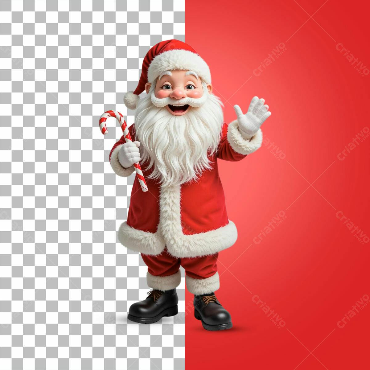 Papai Noel Natalino PSD Editável