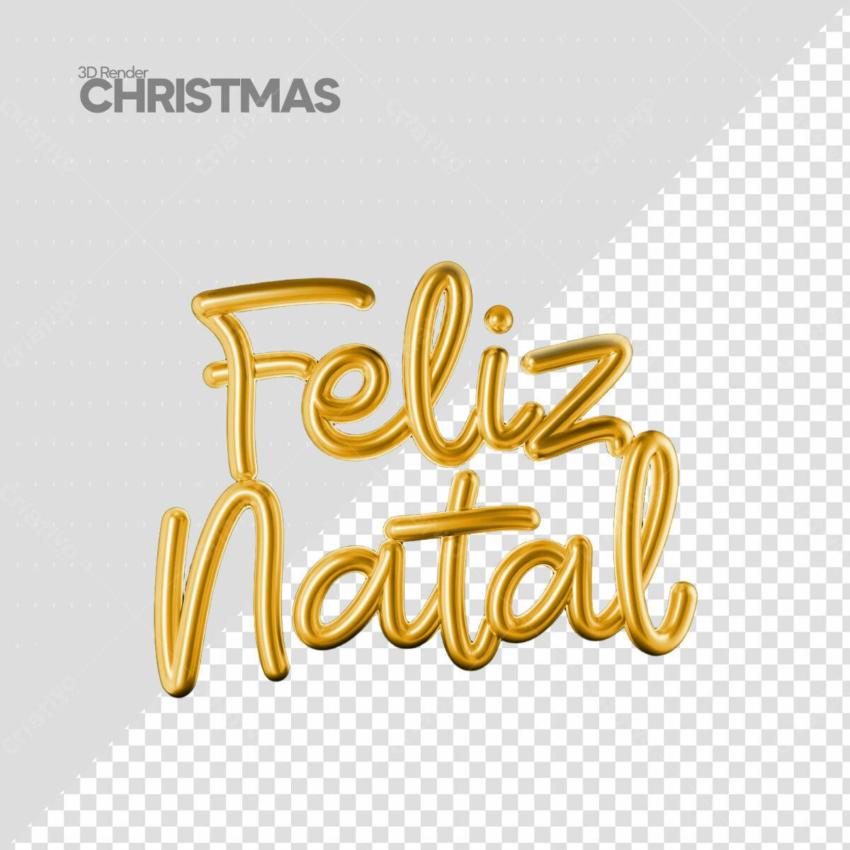 Arte para Feliz Natal PSD Editável