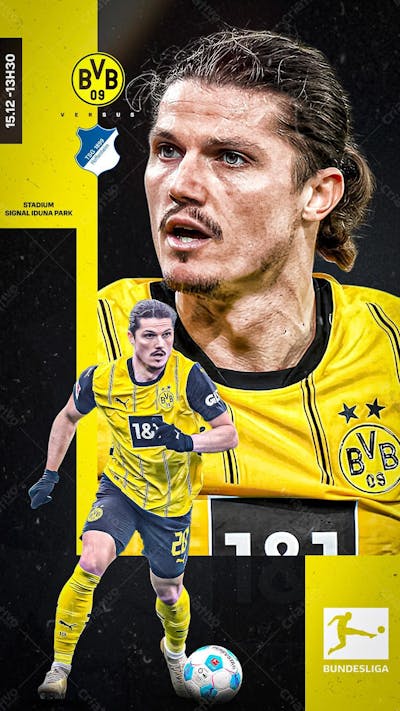 Flyer Matchday Sabitzer Dortmund