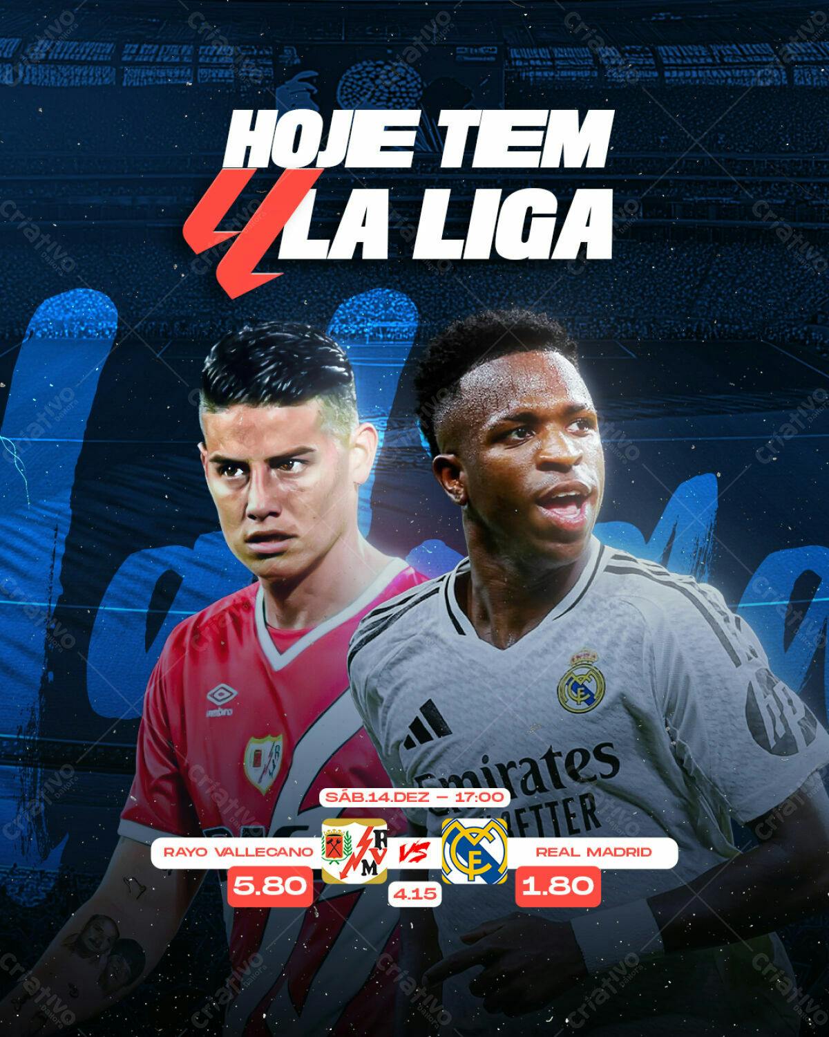 Flyer La Liga PSD Editável