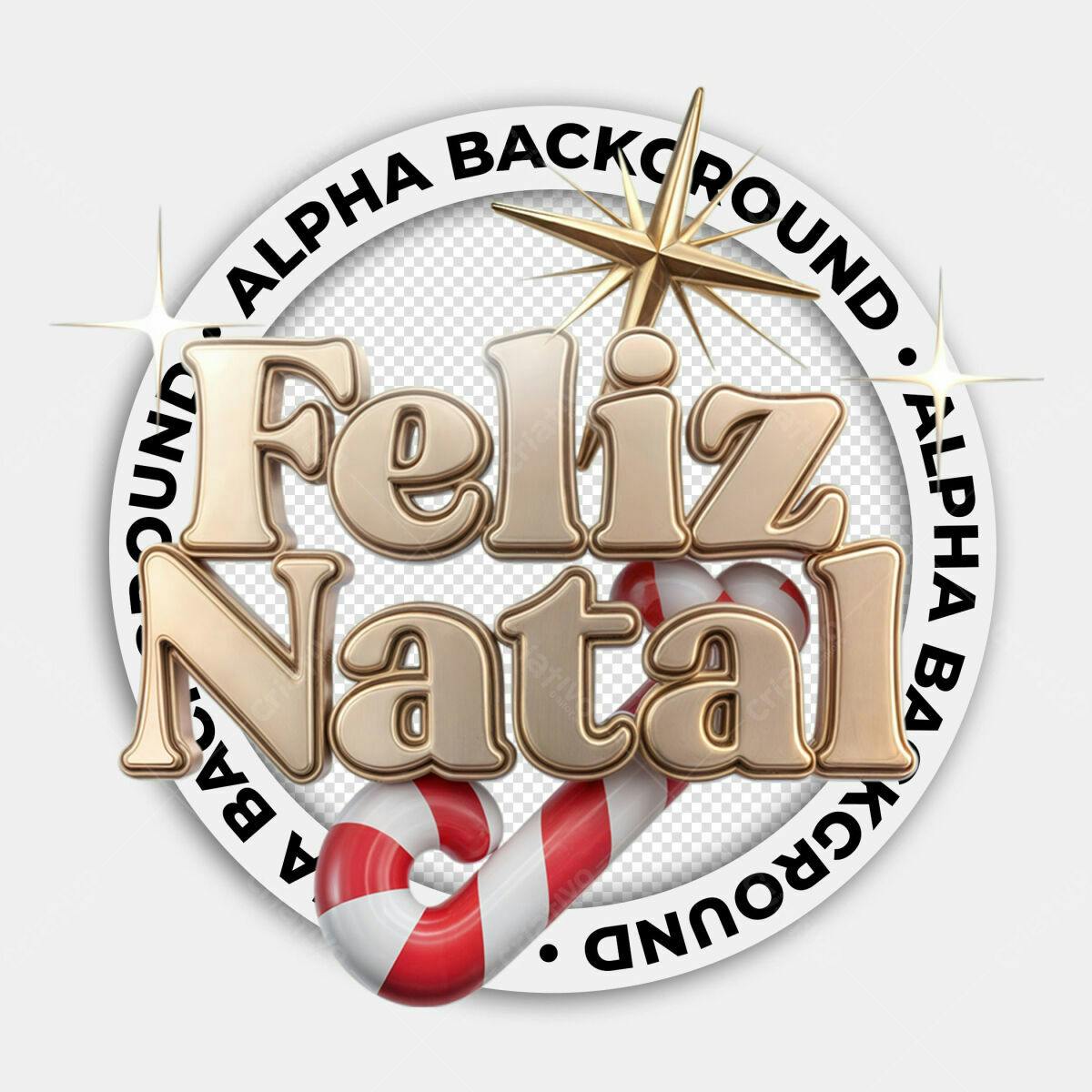 Arte Natalina Feliz Natal PSD Editável