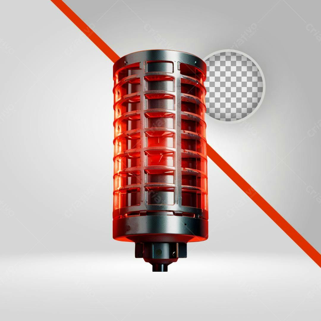 Icone Tecnologia Luzes Vermelhas PNG com fundo transparente