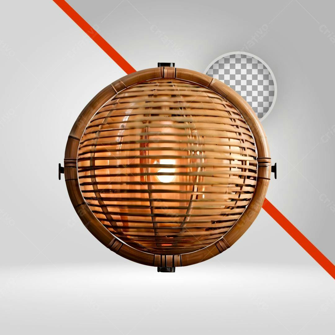 Icone Luminária de Bambu PNG com fundo transparente