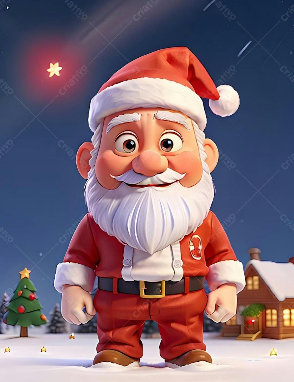 Noel Fofinho Animação 3D