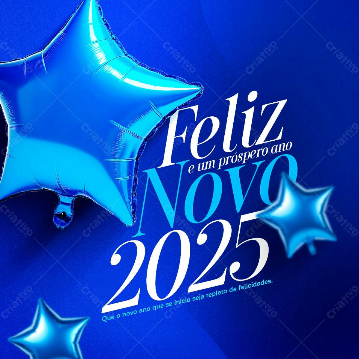 Flyer Ano Novo 2025 PSD Editável