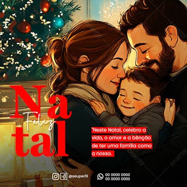 Data Comemorativa Natal Social Media Psd Editável 10