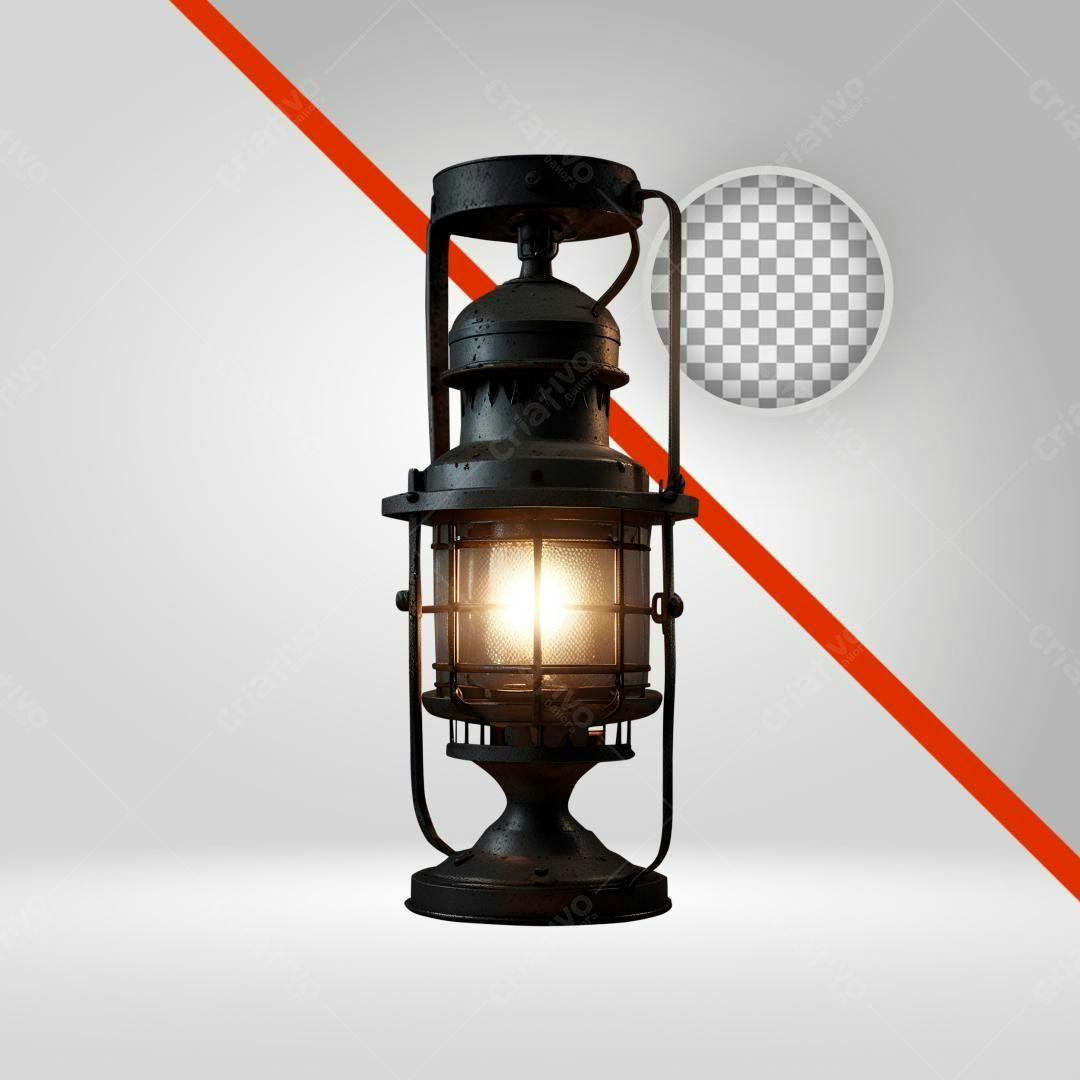 Icone de Lampião Antigo PNG com fundo transparente