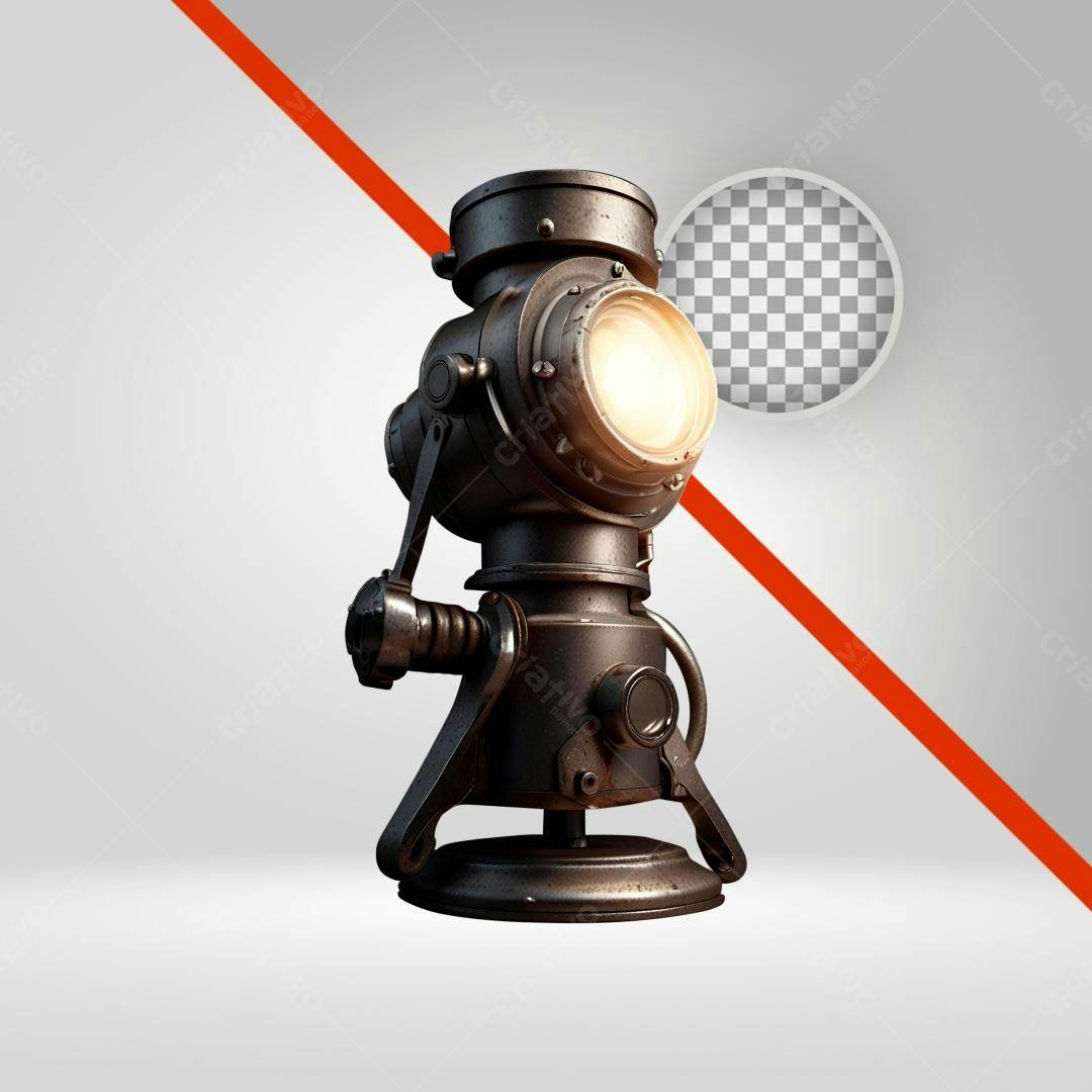 Icone Lupa steampunk PNG com fundo transparente