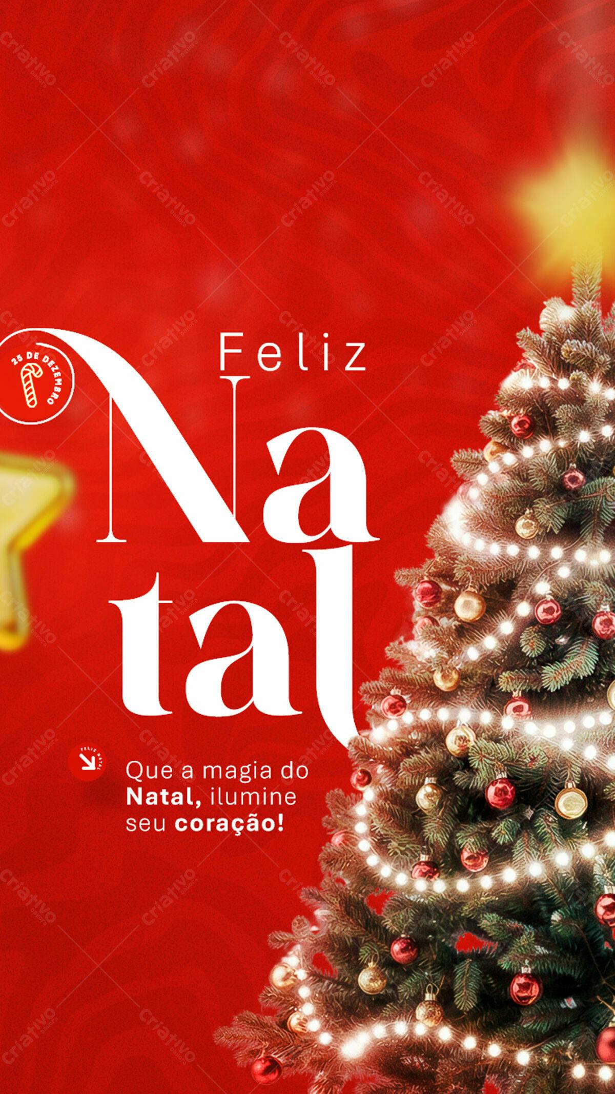 Flyer de Natal PSD Editável