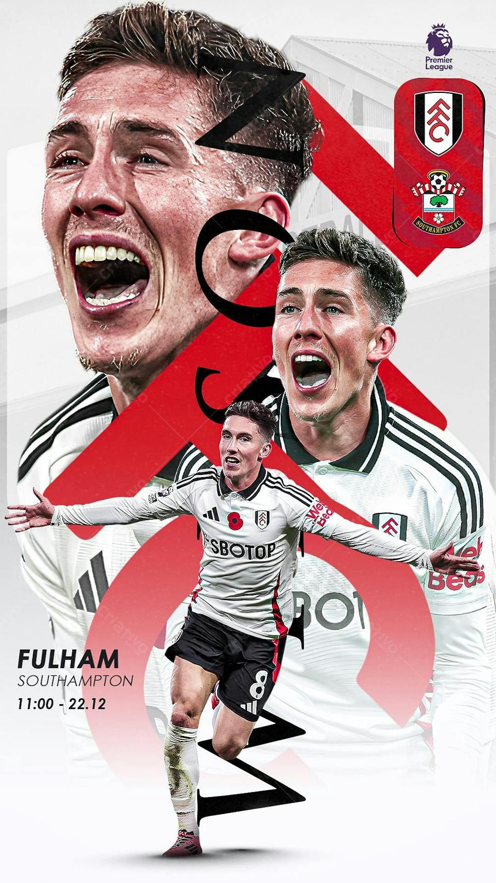 Flyer Matchday Harry Wilson Fulham