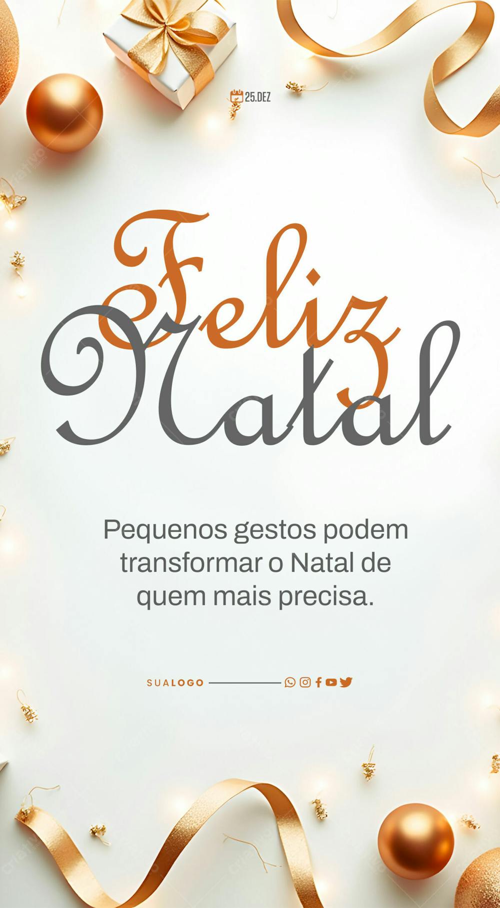 Story Feliz Natal Natal De Quem Mais Precisa