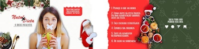 Post Instagram Natal sem culpa 6 dicas infalíveis Editável no Canva
