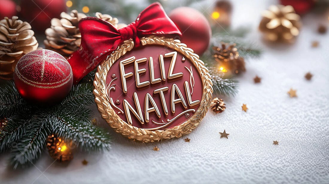 Decoração Natalina Feliz Natal