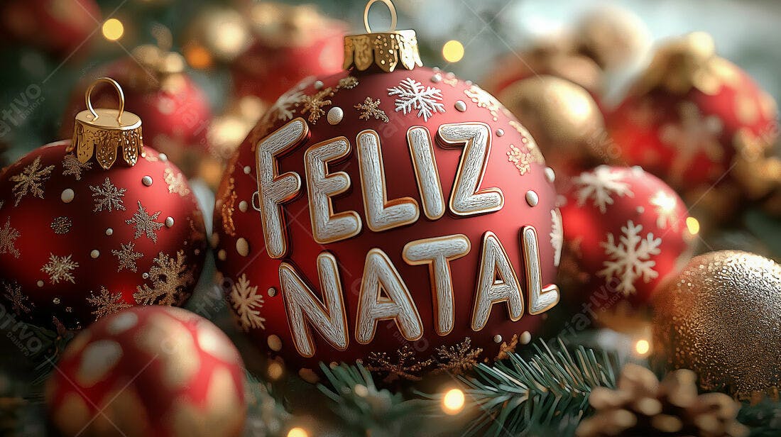 Enfeite Natalino Feliz Natal