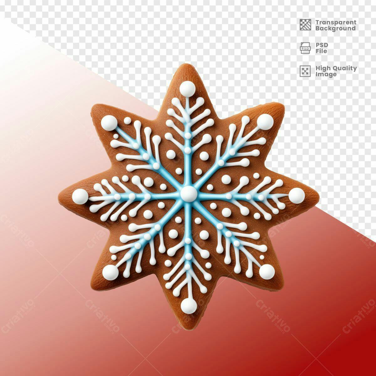 Biscoito de Natal PSD Editável