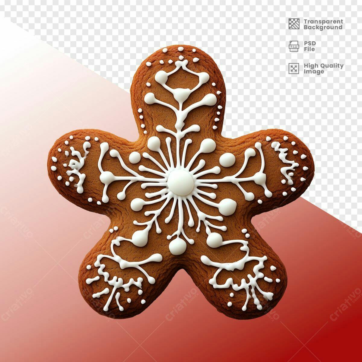 Biscoito de Natal PSD Editável