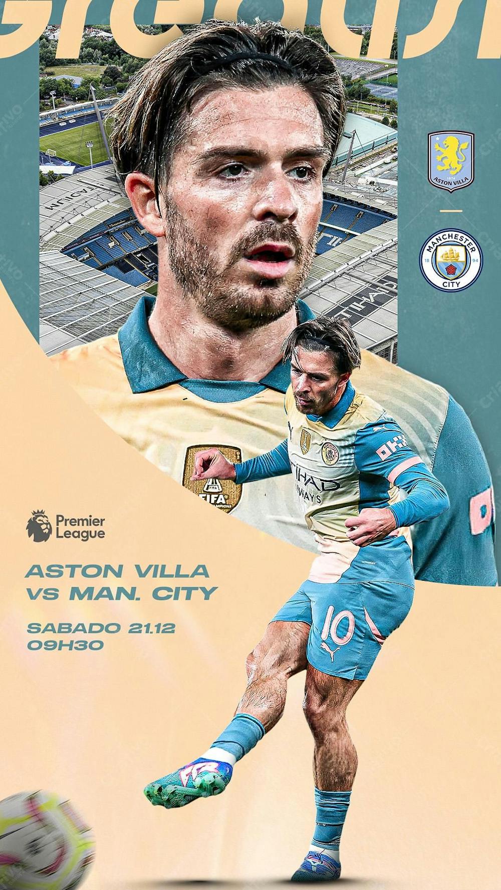 Flyer Matchday Grealish Man City