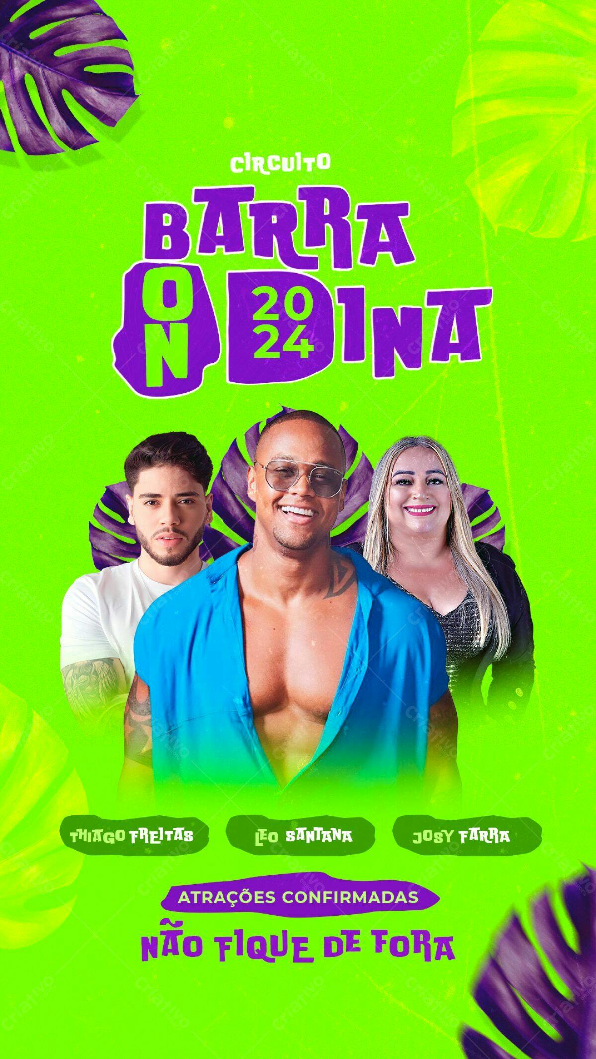 Flyer Circuito Barra Ondina 2024 PSD Editável