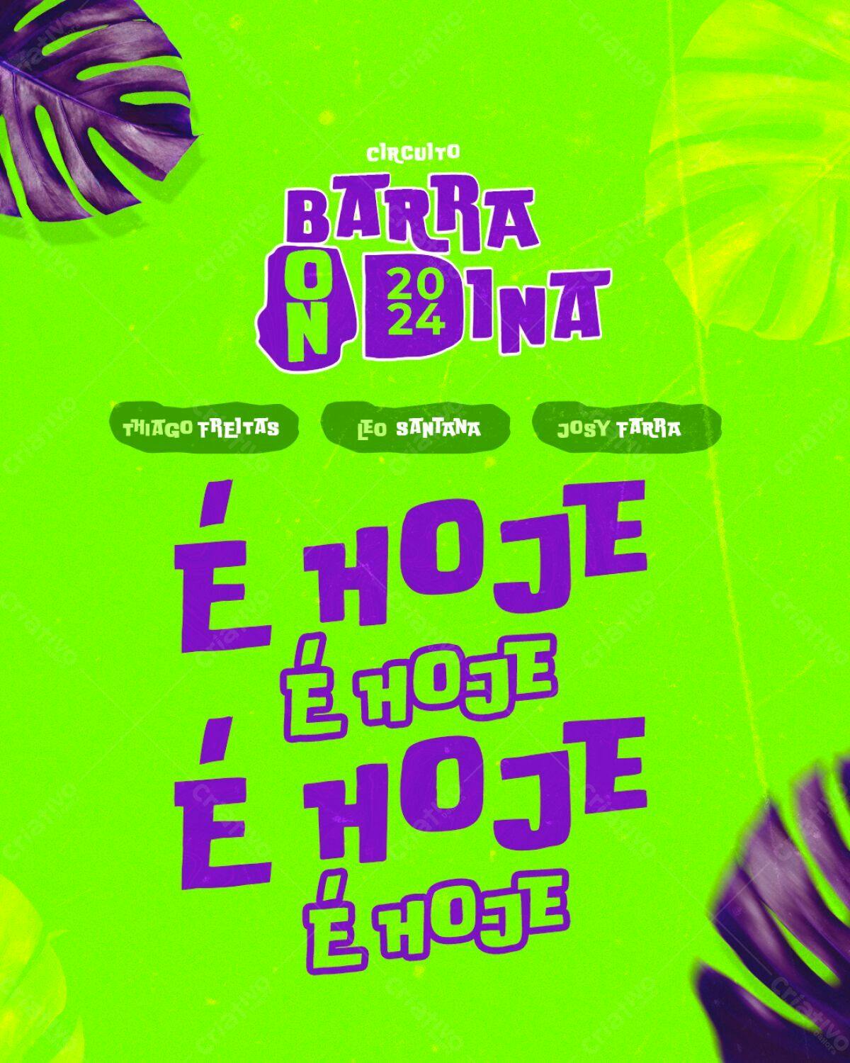 Flyer para Evento Barra 2024 PSD Editável