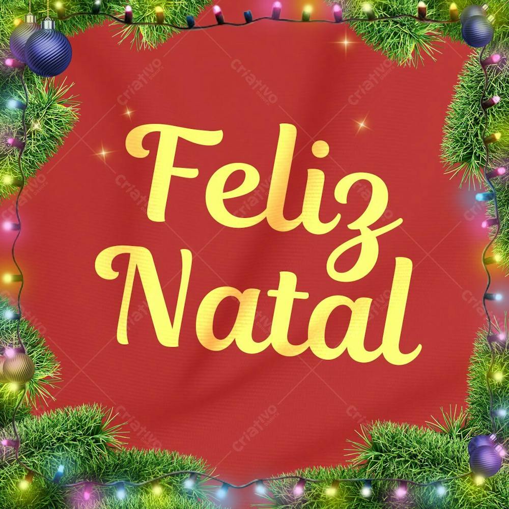 Feliz Natal Social Media